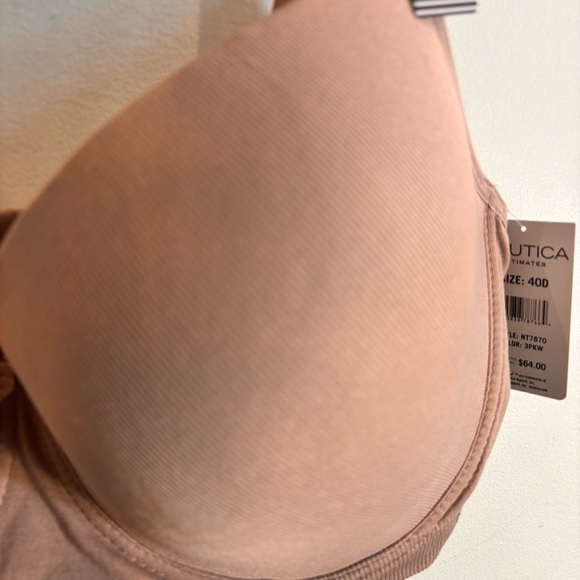 NAUTICA INTIMATE Sz 40D Bra Comfort Straps Padded Knit Underwire NEW - Picture 2 of 9